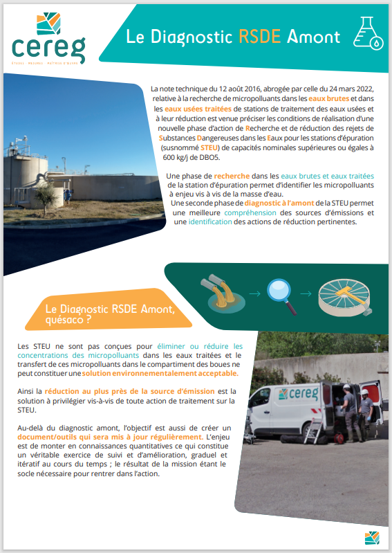 Diagnostic RSDE Amont