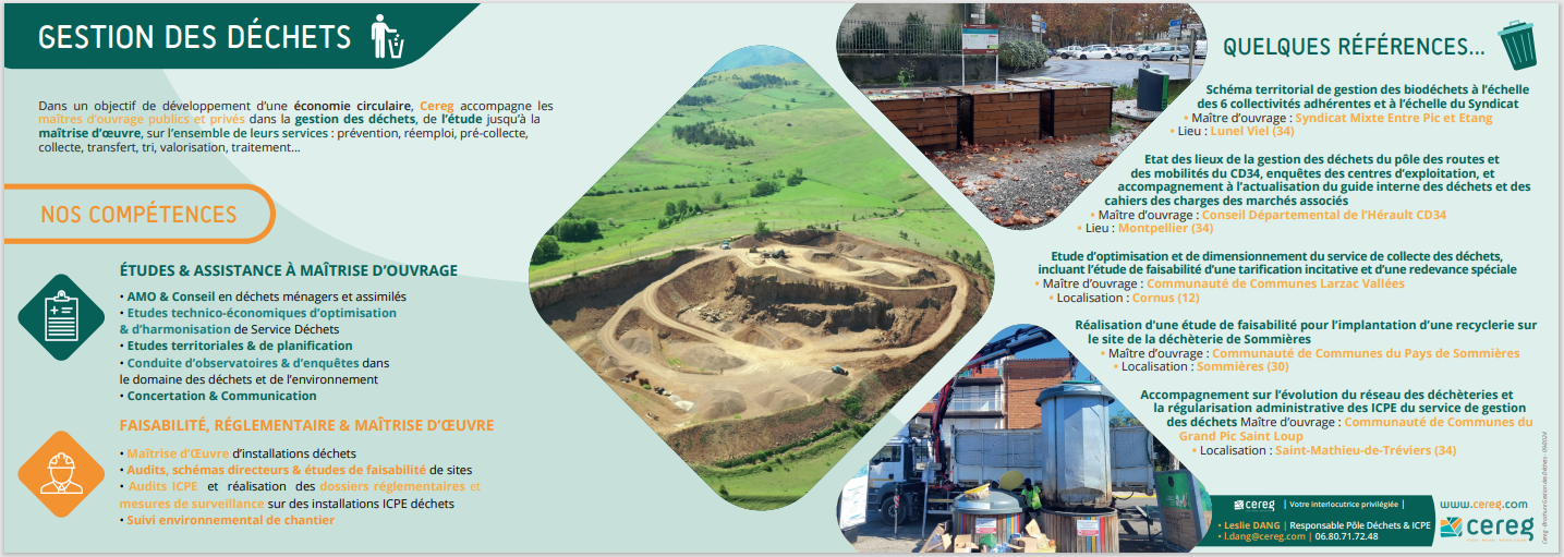 Brochure - Gestion des déchets
